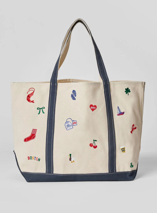 Large Boston Tote Bag
