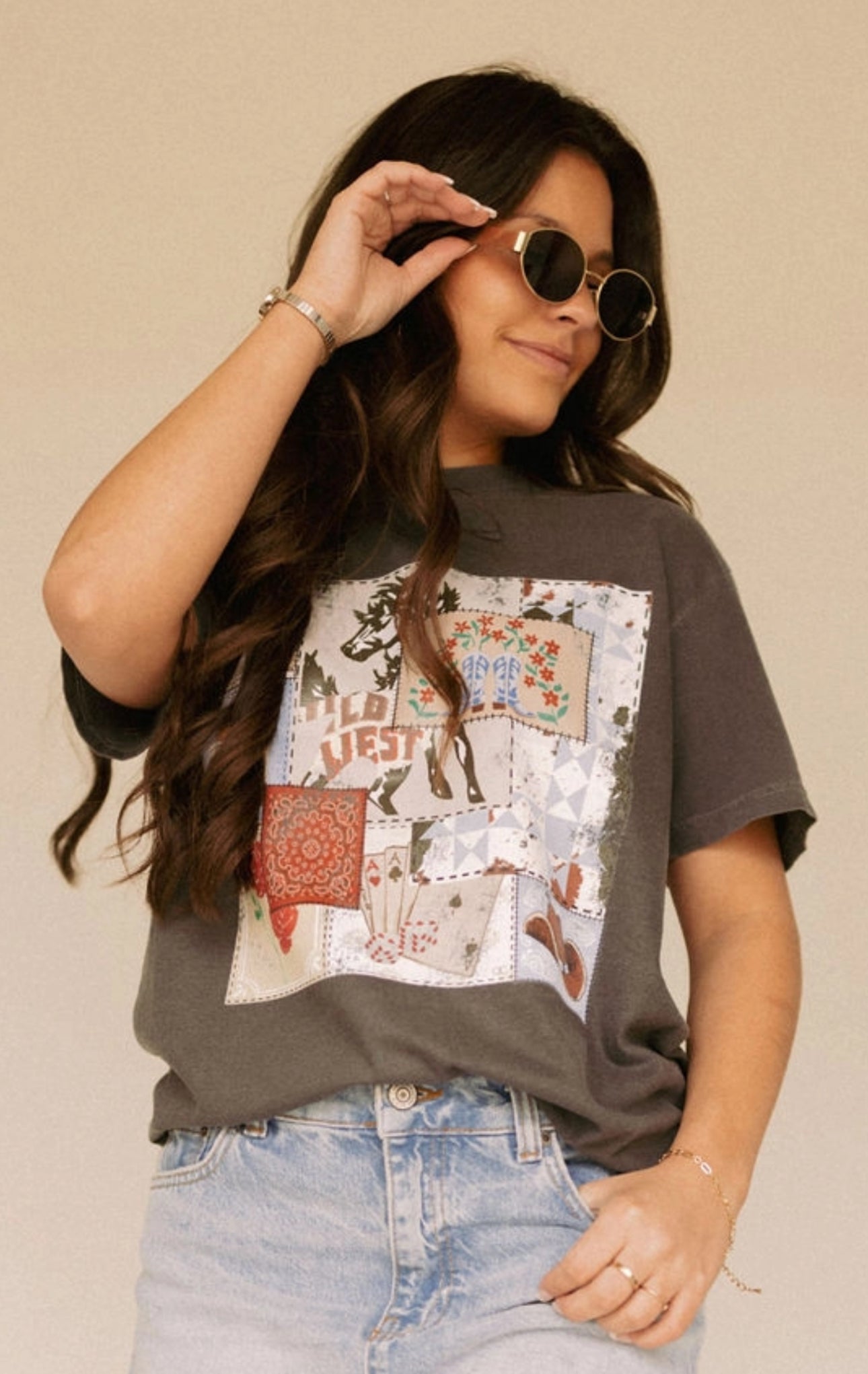 Patch Rodeo Western Graphic Tee