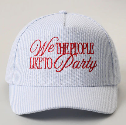 We The People Like To Party Trucker Hat