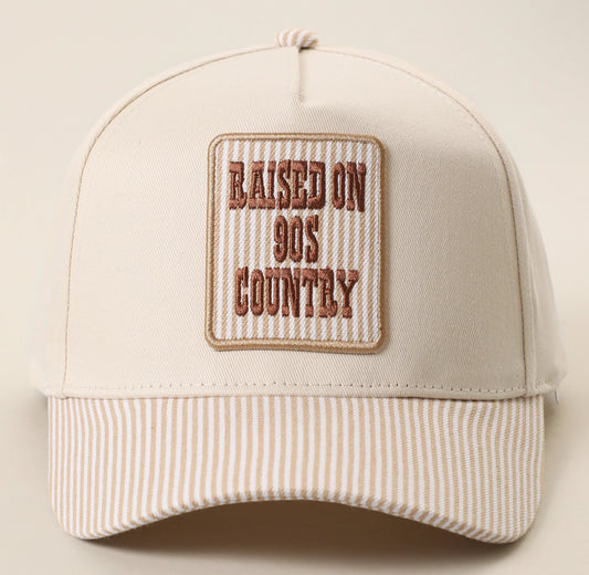 Raised On 90s Country Trucker Hat