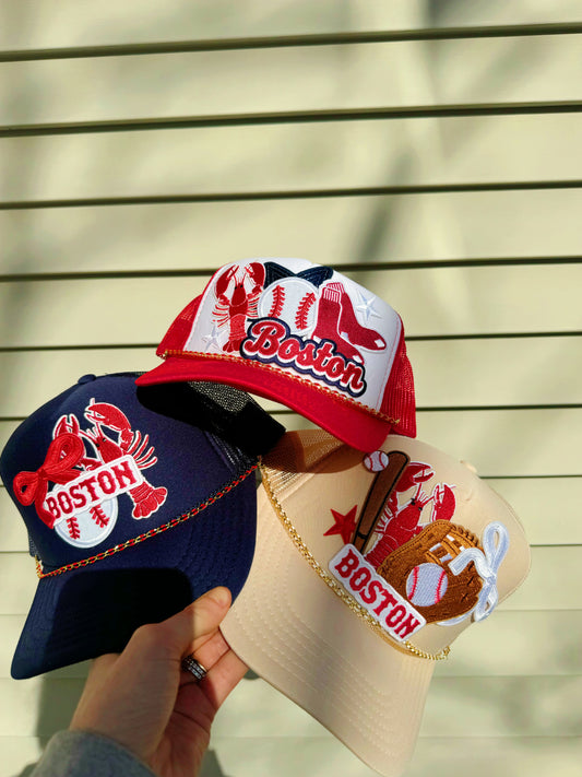 Custom Boston Red sox Hats