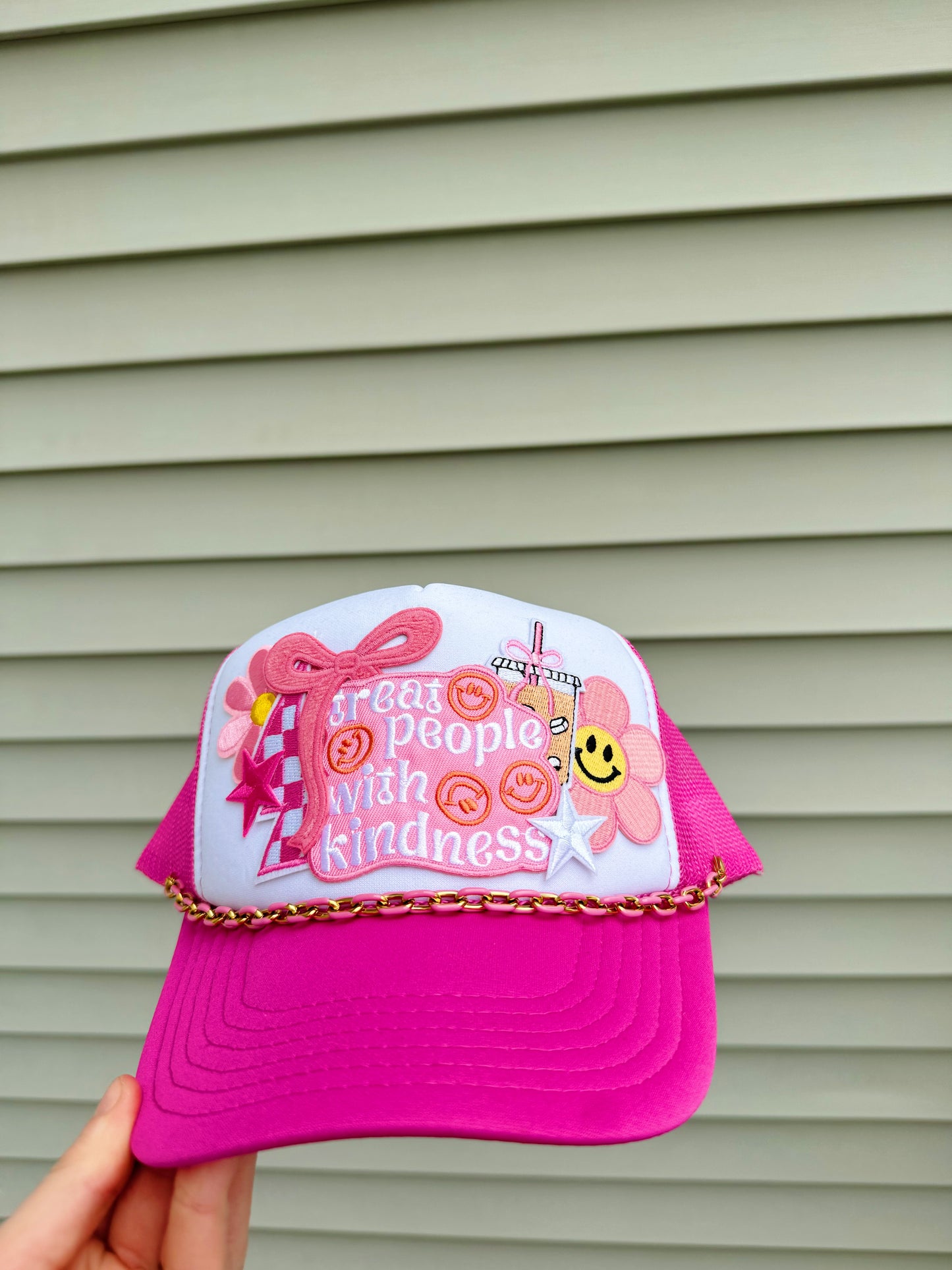 Treat People With Kindness Custom Trucker Hat