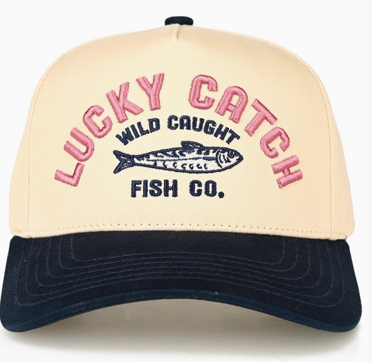 Lucky Catch Wild Caught Fish CO. Trucker Hat