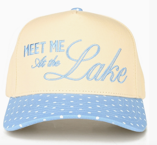 Meet Me At the Lake Trucker Hat